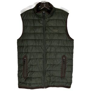 Drake Waterfowl Synthetic Down Insulated Zipped Hunting Vest Green Mens Small